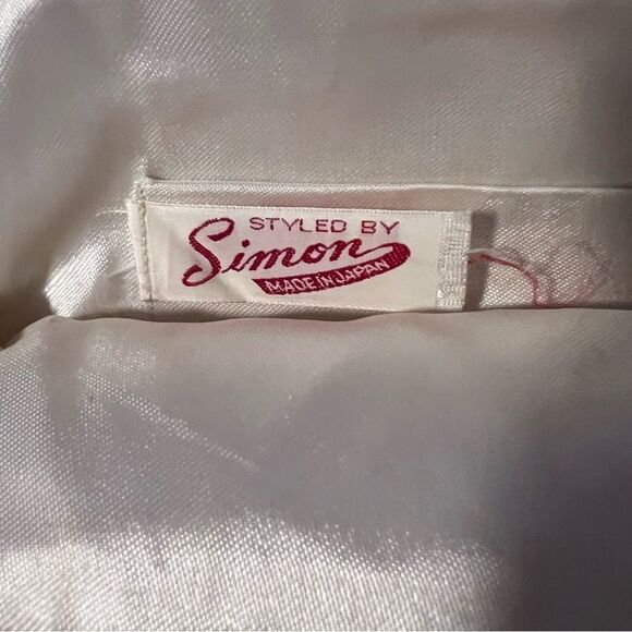 Vintage 50s 60s Beaded Handbag Styled By Simon Cream White - Picture 3 of 3